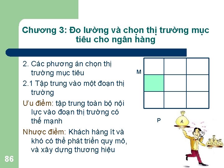 Chương 3: Đo lường và chọn thị trường mục tiêu cho ngân hàng 2.