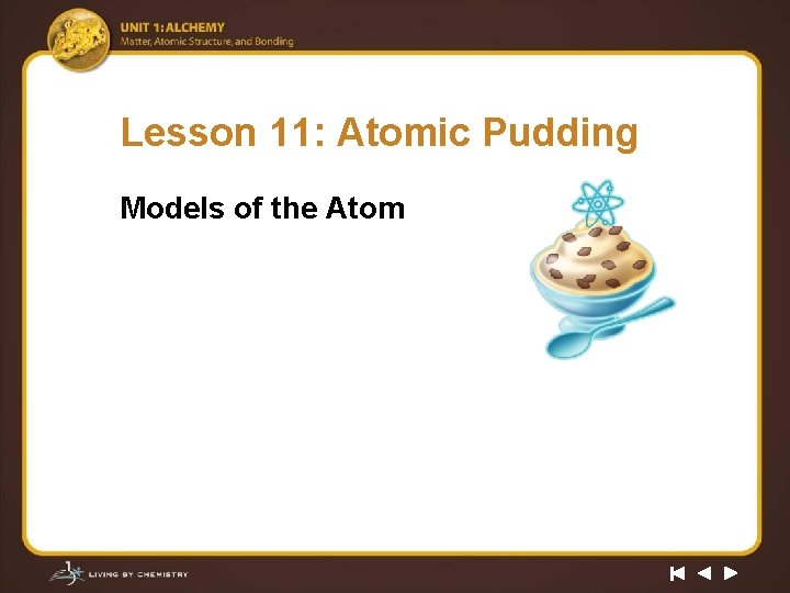 Lesson 11: Atomic Pudding Models of the Atom 