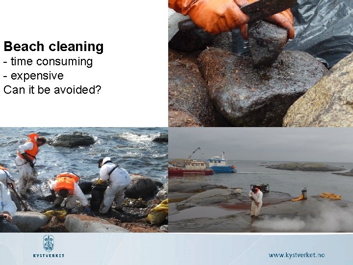 Beach cleaning - time consuming - expensive Can it be avoided? 