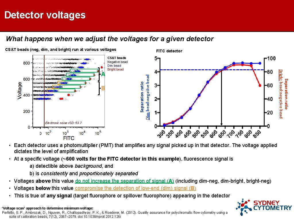 Detector voltages What happens when we adjust the voltages for a given detector CS&T Detector voltages What happens when we adjust the voltages for a given detector CS&T