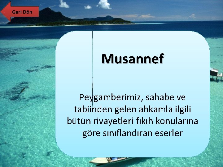 Geri Dön Musannef Peygamberimiz, sahabe ve tabiinden gelen ahkamla ilgili bütün rivayetleri fıkıh konularına