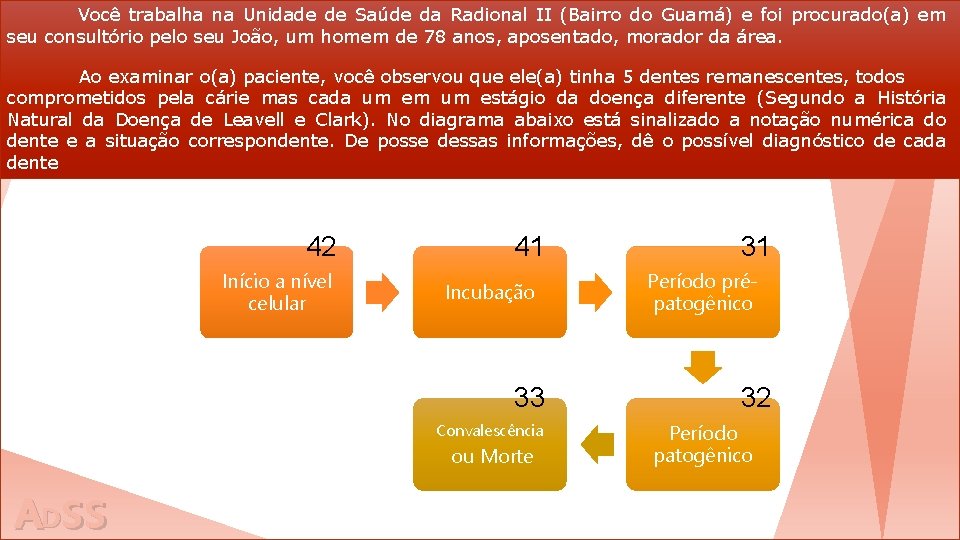 Você trabalha na Unidade de Saúde da Radional II (Bairro do Guamá) e foi