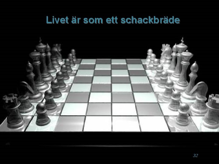 Livet är som ett schackbräde 32 