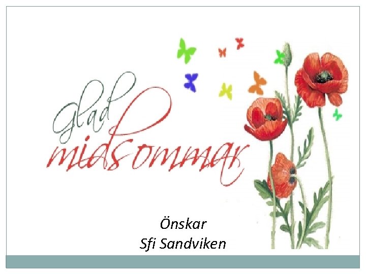 Önskar Sfi Sandviken 