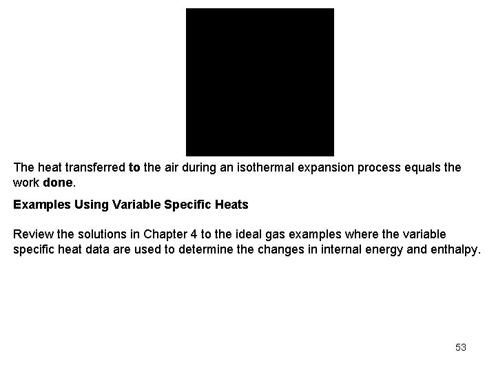 The heat transferred to the air during an isothermal expansion process equals the work