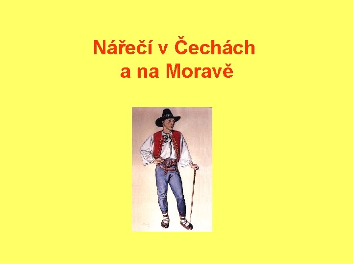 Nářečí v Čechách a na Moravě 