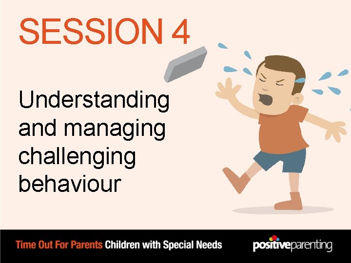 SESSION 4 Understanding and managing challenging behaviour SESSION 4 Understanding and managing challenging behaviour
