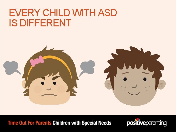 EVERY CHILD WITH ASD IS DIFFERENT EVERY CHILD WITH ASD IS DIFFERENT