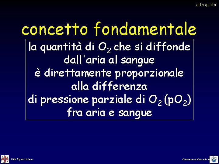 alta quota concetto fondamentale la quantità di O 2 che si diffonde dall'aria al alta quota concetto fondamentale la quantità di O 2 che si diffonde dall'aria al