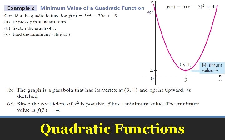 Quadratic Functions 