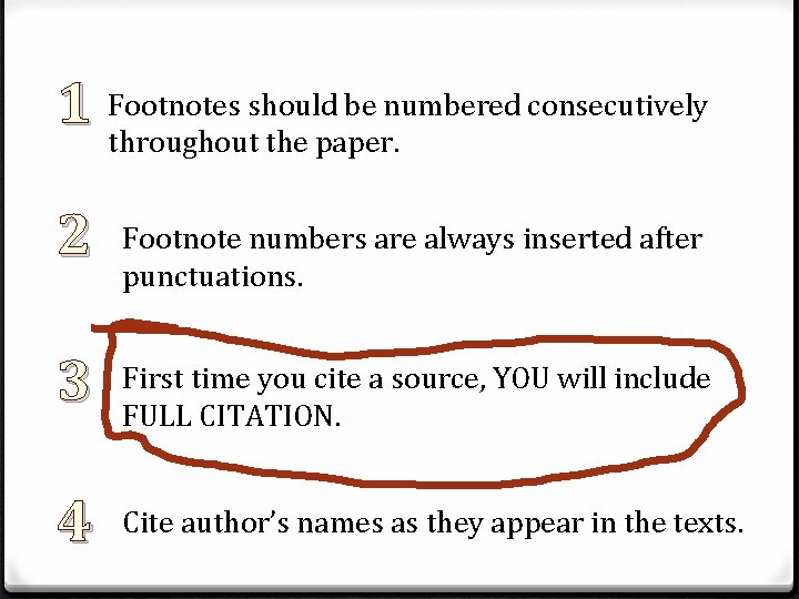 1 Footnotes should be numbered consecutively throughout the paper. 2 3 4 Footnote numbers 1 Footnotes should be numbered consecutively throughout the paper. 2 3 4 Footnote numbers