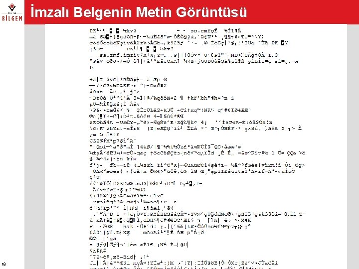 İmzalı Belgenin Metin Görüntüsü 18 