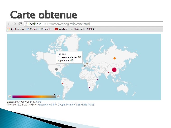 Carte obtenue Carte obtenue