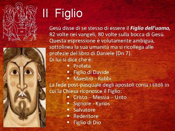 Il Figlio Gesù disse di se stesso di essere il Figlio dell’uomo, 82 volte