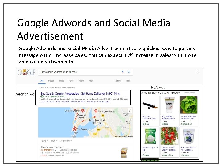 Google Adwords and Social Media Advertisements are quickest way to get any message out