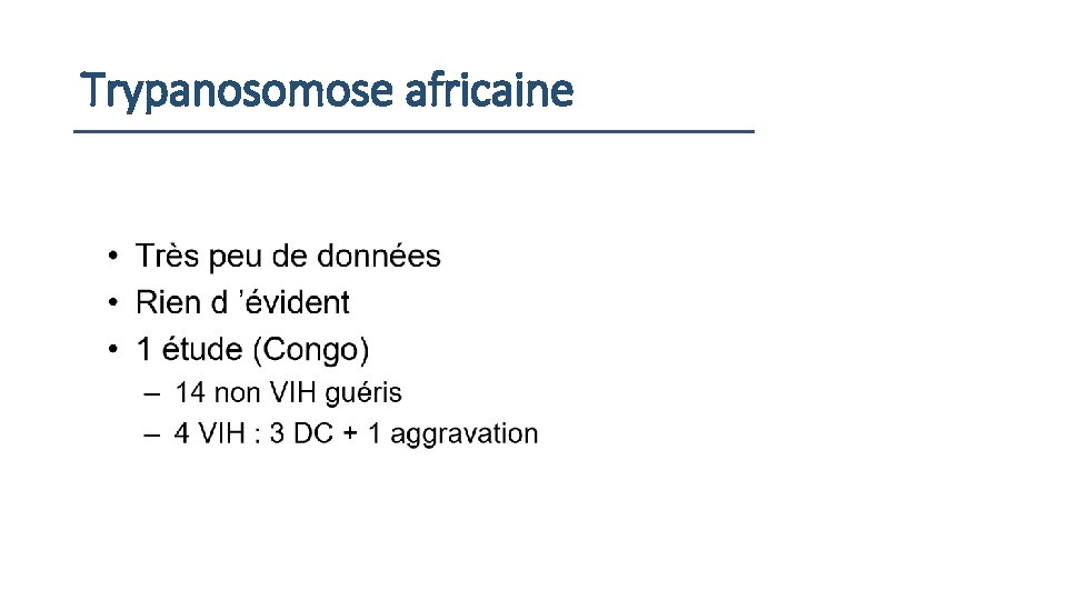 Trypanosomose africaine 