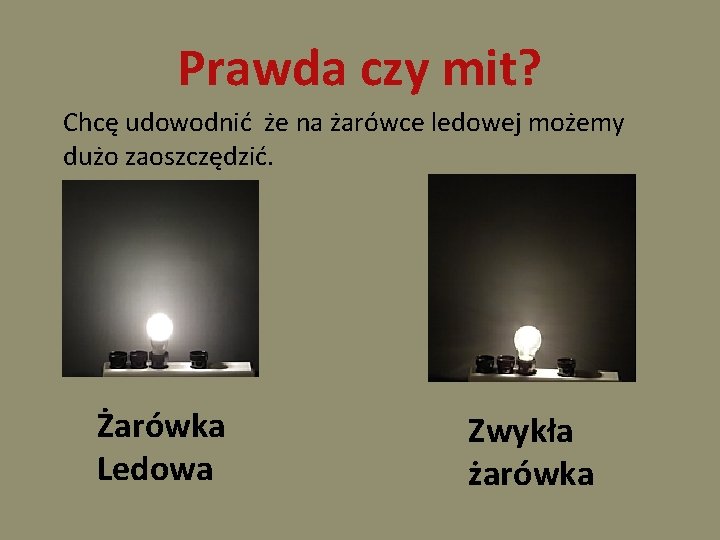 Prawda czy mit? Chcę udowodnić że na żarówce ledowej możemy dużo zaoszczędzić. Żarówka Ledowa