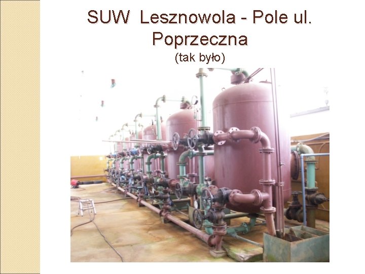 SUW Lesznowola - Pole ul. Poprzeczna (tak było) 