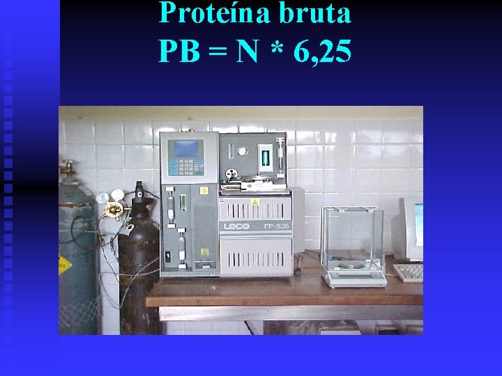 Proteína bruta PB = N * 6, 25 