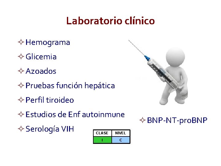 Laboratorio clínico Hemograma Glicemia Azoados Pruebas función hepática Perfil tiroideo Estudios de Enf autoinmune Laboratorio clínico Hemograma Glicemia Azoados Pruebas función hepática Perfil tiroideo Estudios de Enf autoinmune