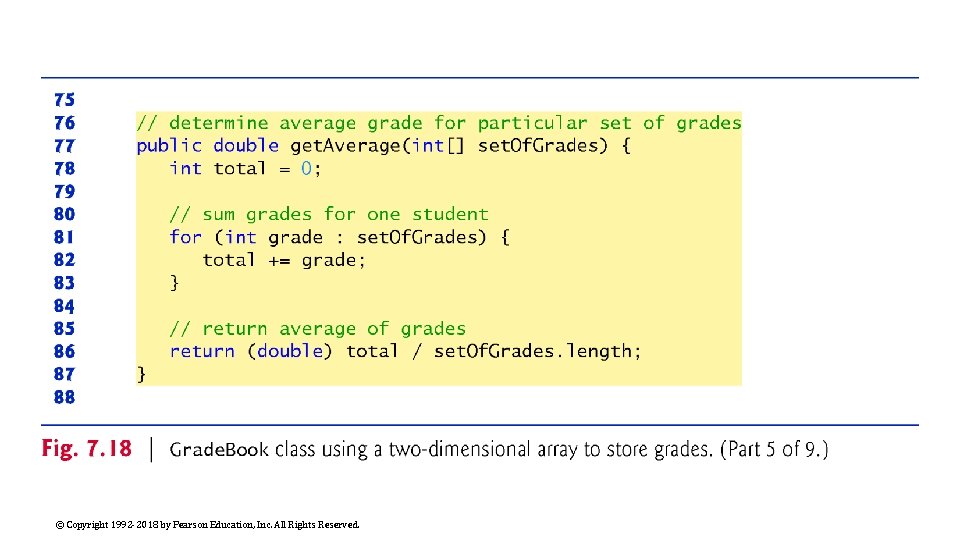 © Copyright 1992 -2018 by Pearson Education, Inc. All Rights Reserved. 