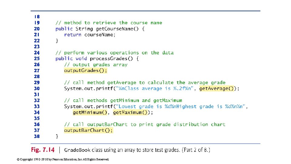 © Copyright 1992 -2018 by Pearson Education, Inc. All Rights Reserved. 