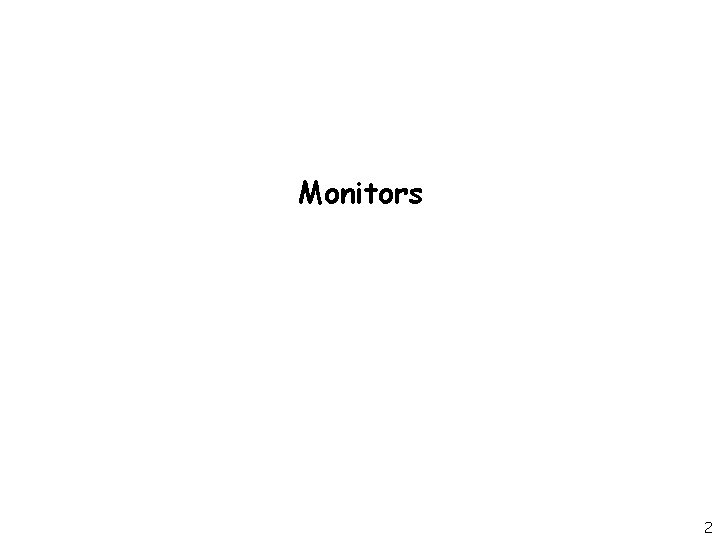 Monitors 2 