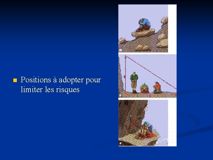 n Positions à adopter pour limiter les risques 