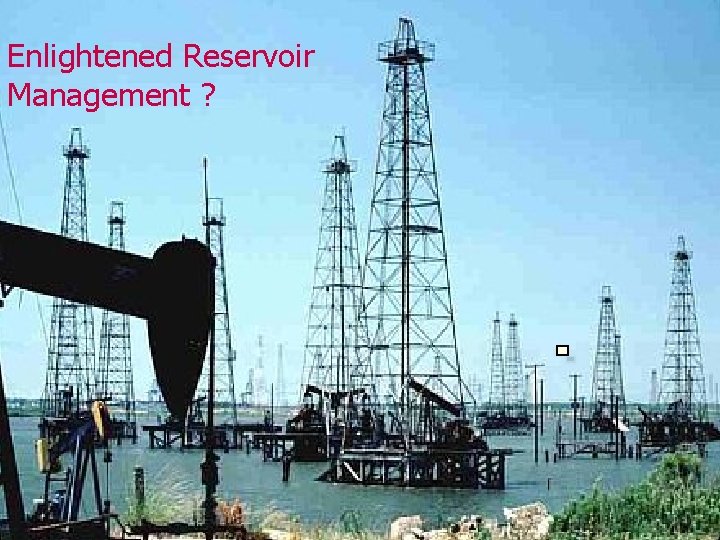 Enlightened Reservoir Management ? © Stingray Geophysical Limited Company Confidential 