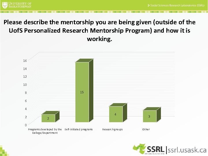 Please describe the mentorship you are being given (outside of the Uof. S Personalized Please describe the mentorship you are being given (outside of the Uof. S Personalized