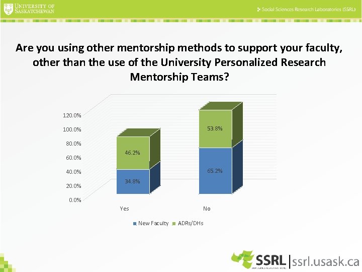 Are you using other mentorship methods to support your faculty, other than the use