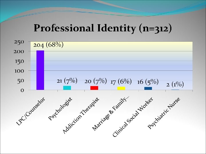 Professional Identity (n=312) 