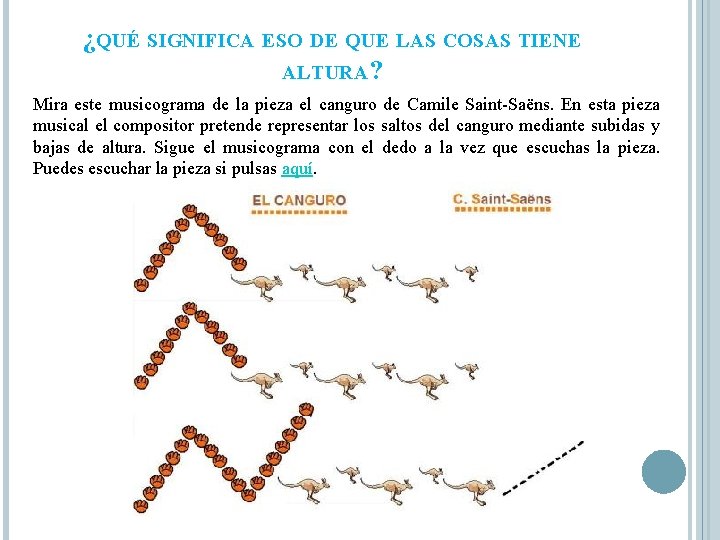¿QUÉ SIGNIFICA ESO DE QUE LAS COSAS TIENE ALTURA? Mira este musicograma de la ¿QUÉ SIGNIFICA ESO DE QUE LAS COSAS TIENE ALTURA? Mira este musicograma de la
