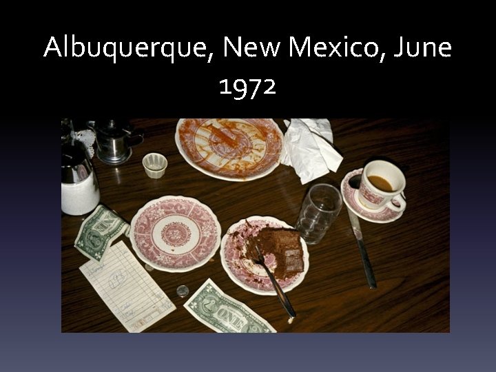 Albuquerque, New Mexico, June 1972 