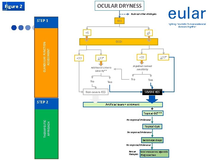 OCULAR DRYNESS Figure 2 Rule out other etiologies STEP 1 OSS GLANDULAR FUNCTION ASSESSMENT