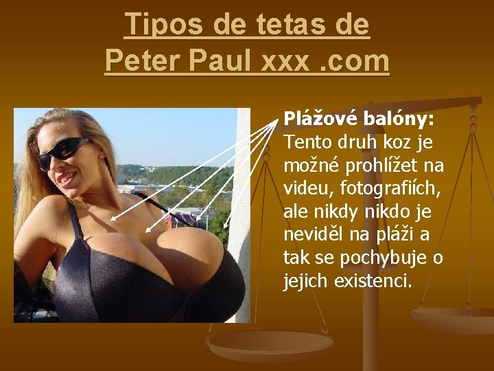 Tipos de tetas de Peter Paul xxx. com Plážové balóny: Tento druh koz je