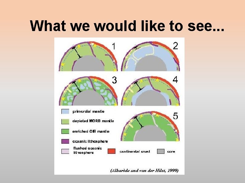 What we would like to see. . . What we would like to see. . .