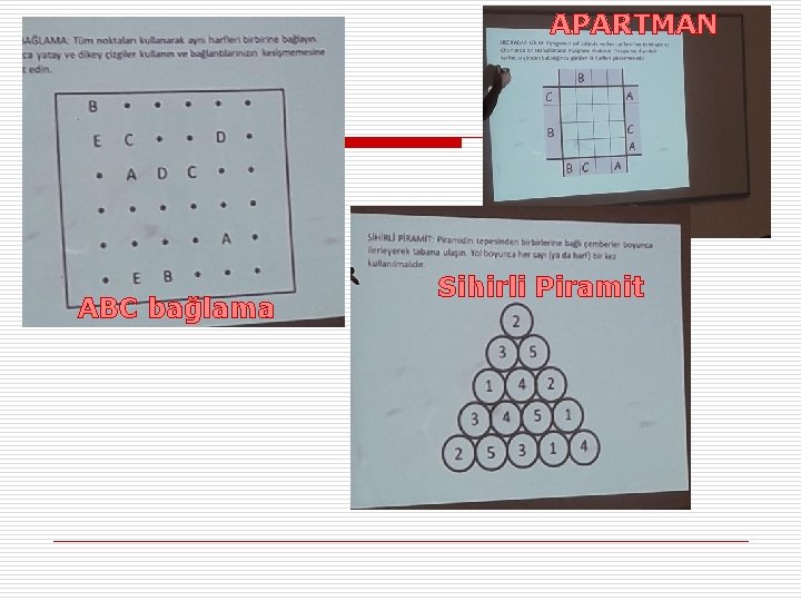 APARTMAN ABC bağlama Sihirli Piramit 