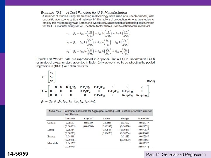 14 -56/59 Part 14: Generalized Regression 