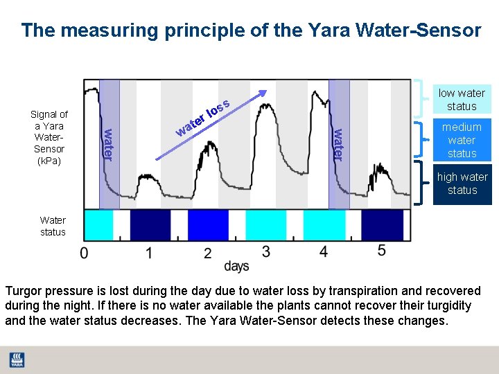 The measuring principle of the Yara Water-Sensor s s o l r te a The measuring principle of the Yara Water-Sensor s s o l r te a