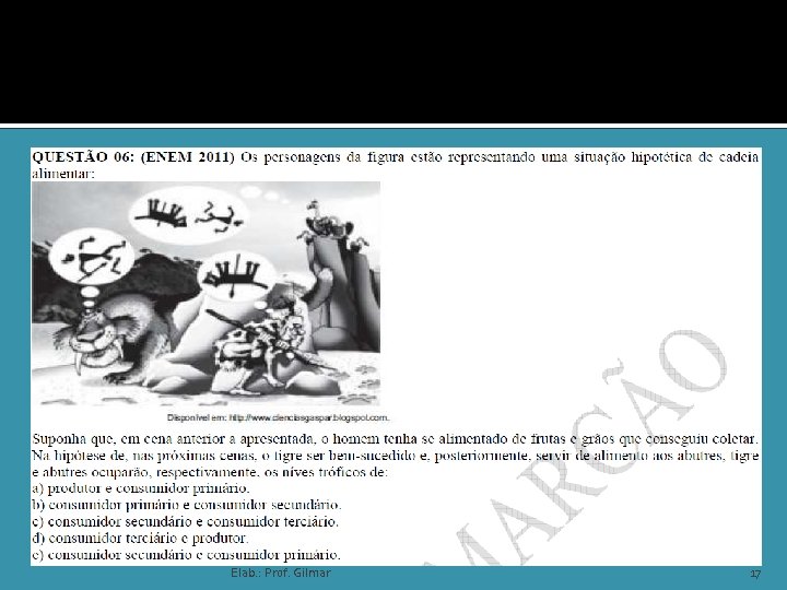 Elab. : Prof. Gilmar 17 