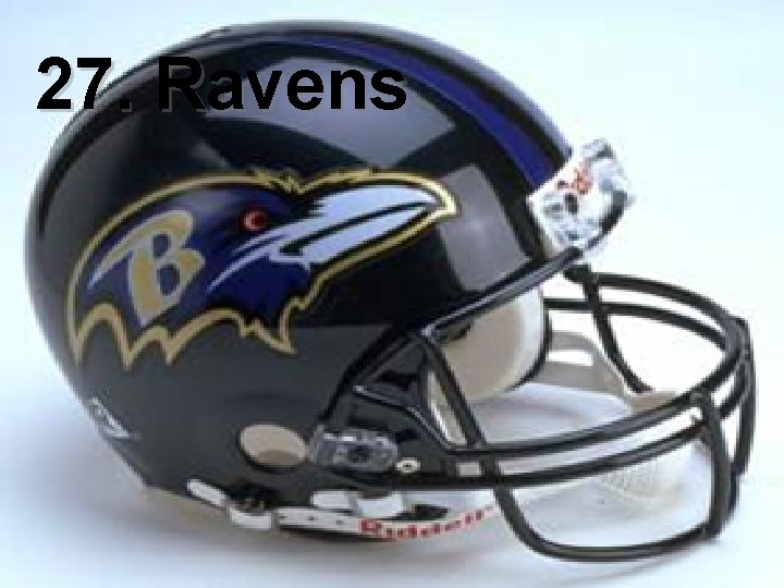 27. Ravens 
