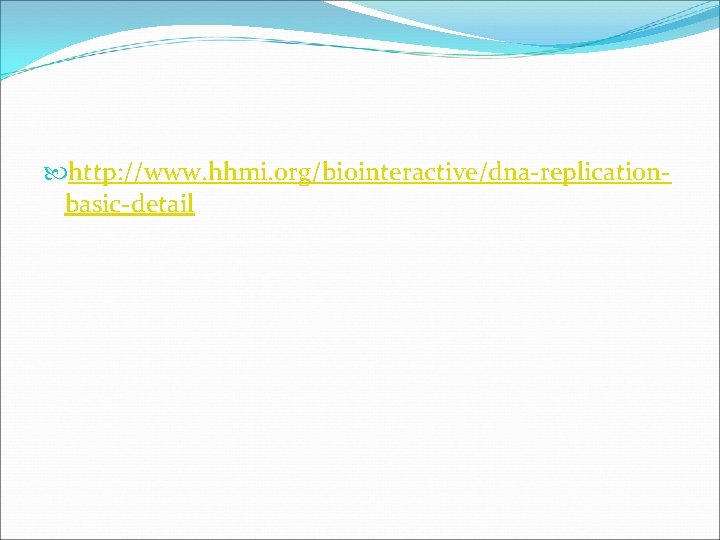  http: //www. hhmi. org/biointeractive/dna-replicationbasic-detail 