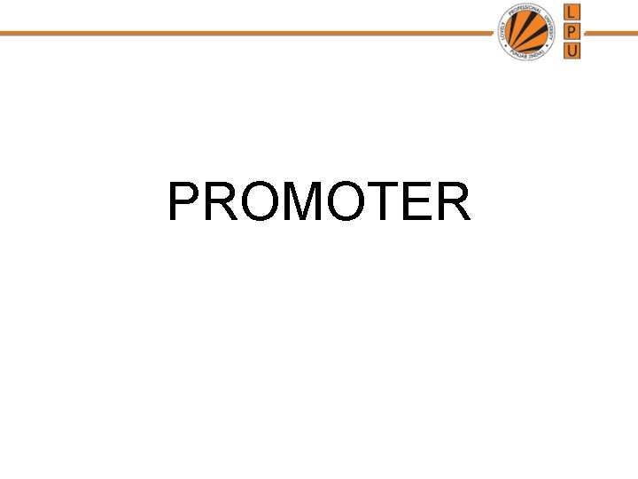 PROMOTER 