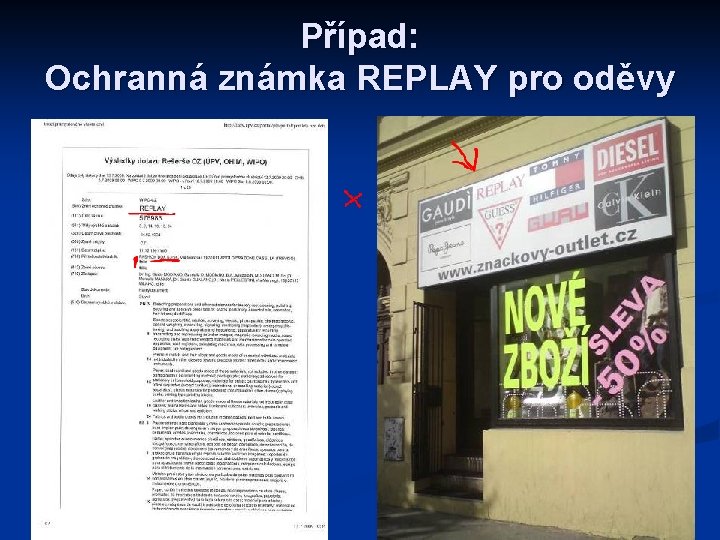 Případ: Ochranná známka REPLAY pro oděvy 126 