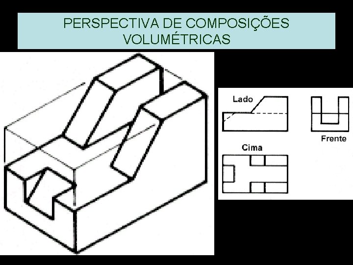 PERSPECTIVA DE COMPOSIÇÕES VOLUMÉTRICAS PERSPECTIVA DE COMPOSIÇÕES VOLUMÉTRICAS