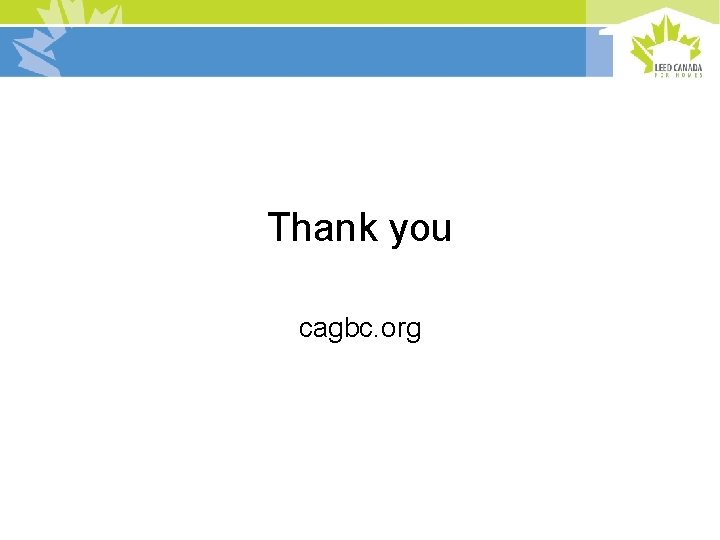 Thank you cagbc. org 