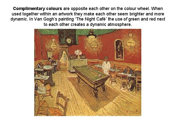 Complimentary colours are opposite each other on the colour wheel. When used together within Complimentary colours are opposite each other on the colour wheel. When used together within