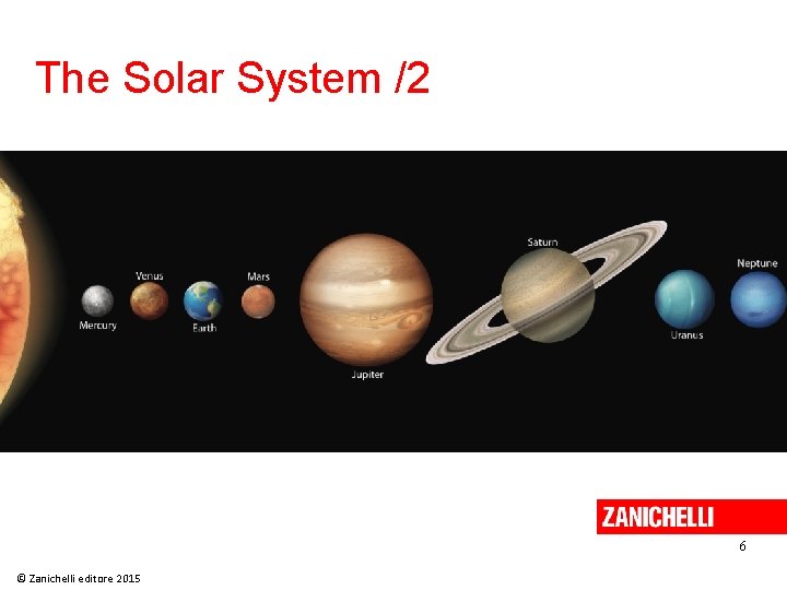 The Solar System /2 6 © Zanichelli editore 2015 