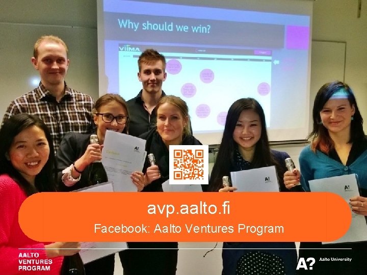 avp. aalto. fi Facebook: Aalto Ventures Program avp. aalto. fi Facebook: Aalto Ventures Program